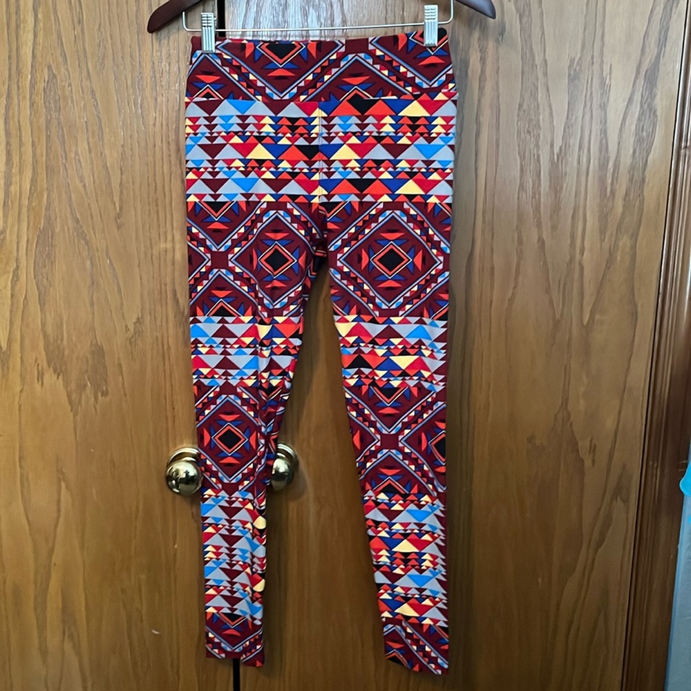 LuLaRoe One Size Geometric Print Leggings